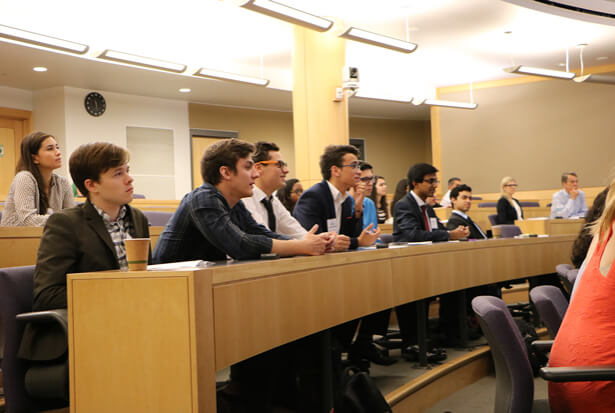 Image of students in a lecture hall