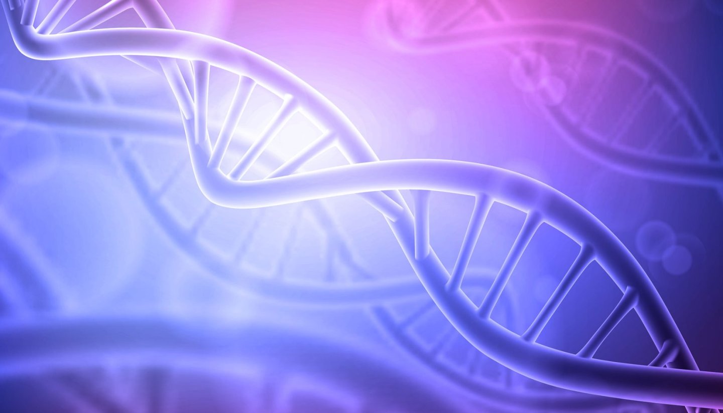 Stock photo of double helix/DNA