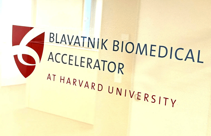 Blavatnik Biomedical Accelerator sign
